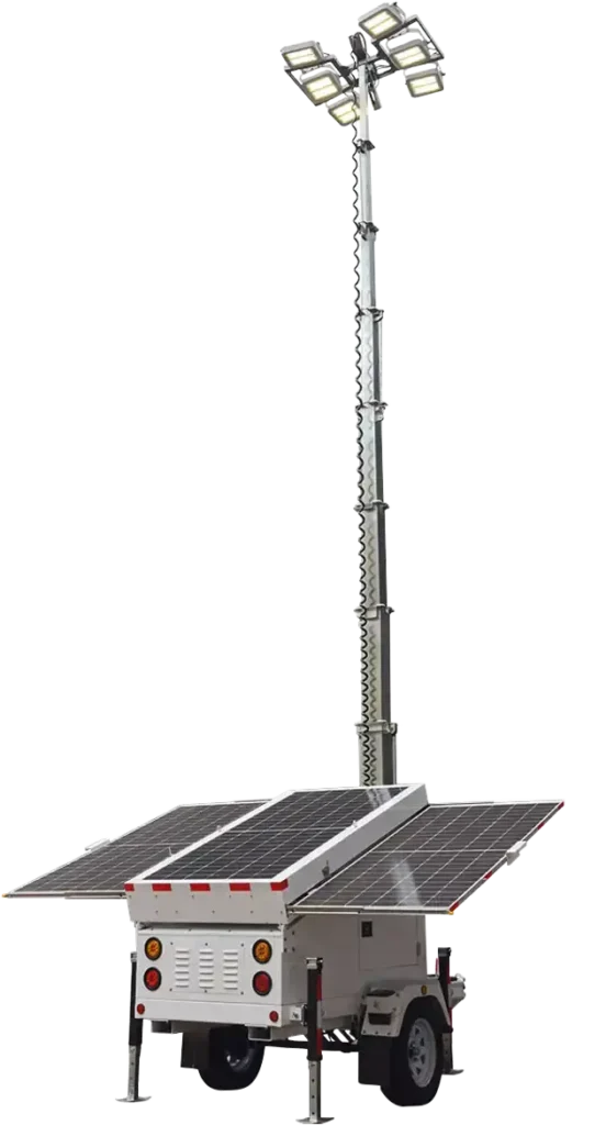 3-Panel Solar Lighting Towers